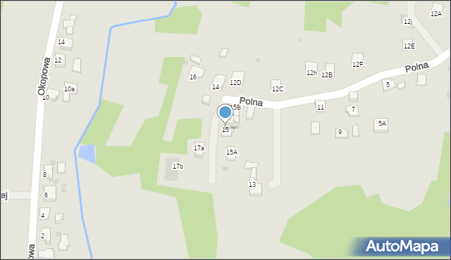 Jastrzębie-Zdrój, Polna, 15, mapa Jastrzębie-Zdrój