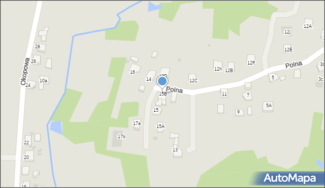 Jastrzębie-Zdrój, Polna, 15B, mapa Jastrzębie-Zdrój