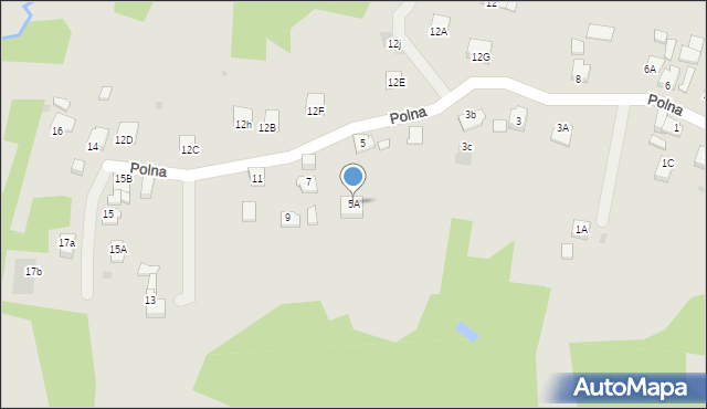 Jastrzębie-Zdrój, Polna, 5A, mapa Jastrzębie-Zdrój