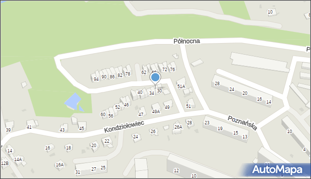 Jastrzębie-Zdrój, Poznańska, 32, mapa Jastrzębie-Zdrój