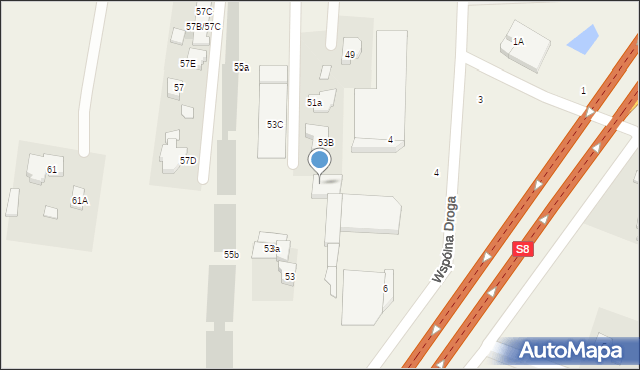 Jawczyce, Poznańska, 53, mapa Jawczyce