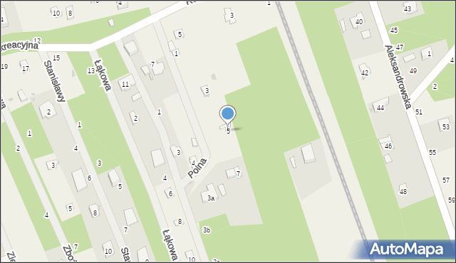 Jedlicze A, Polna, 5, mapa Jedlicze A