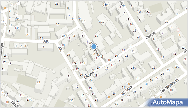 Jelenia Góra, Pocztowa, 2, mapa Jelenia Góra