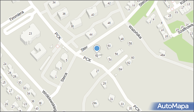 Jelenia Góra, Polskiego Czerwonego Krzyża, 52, mapa Jelenia Góra