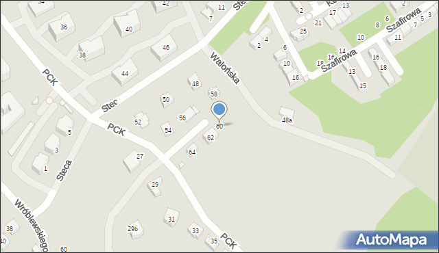 Jelenia Góra, Polskiego Czerwonego Krzyża, 60, mapa Jelenia Góra