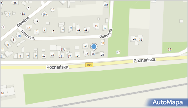 Jerzykowo, Poznańska, 23, mapa Jerzykowo