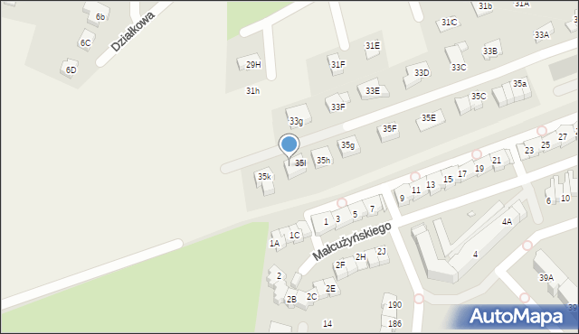 Jeżów Sudecki, Polna, 35J, mapa Jeżów Sudecki