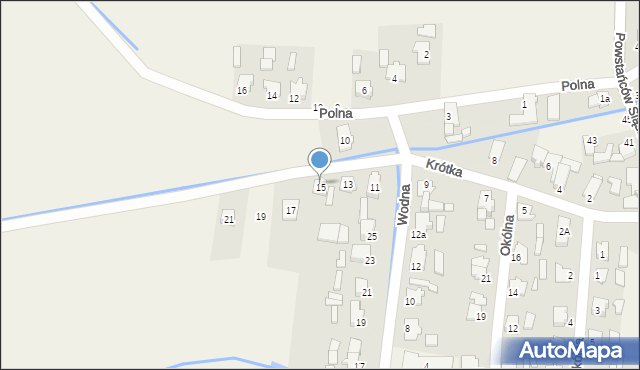Kadłub, Polna, 15, mapa Kadłub