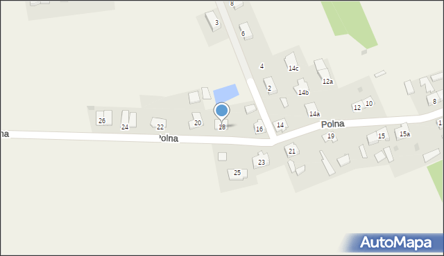 Kajkowo, Polna, 18, mapa Kajkowo