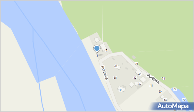 Kamień, Portowa, 3, mapa Kamień