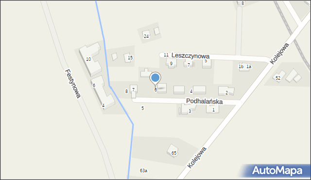 Kamieniec Wrocławski, Podhalańska, 6, mapa Kamieniec Wrocławski