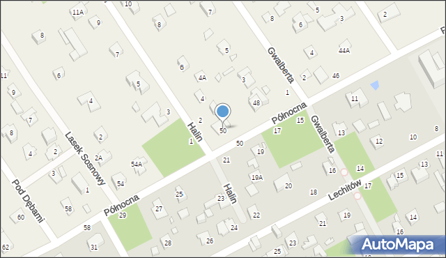 Kamionka, Północna, 52, mapa Kamionka