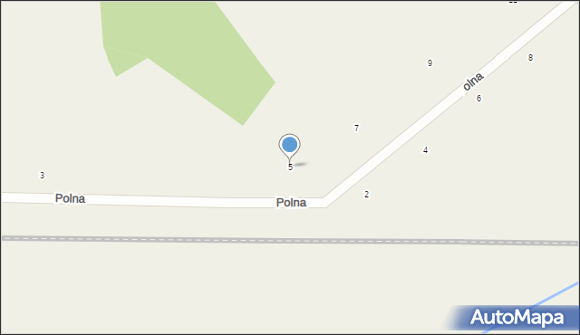 Kamionka, Polna, 5, mapa Kamionka