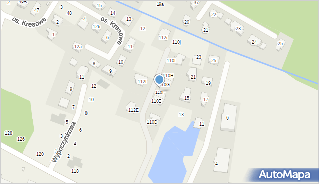 Kamionki, Poznańska, 110F, mapa Kamionki