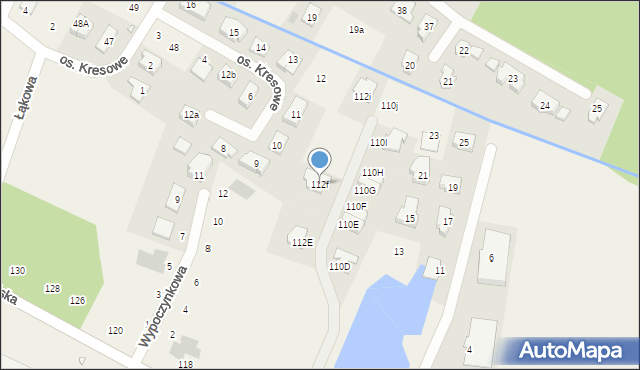 Kamionki, Poznańska, 112f, mapa Kamionki