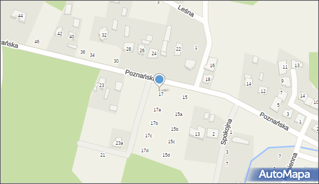 Kamionki, Poznańska, 19, mapa Kamionki