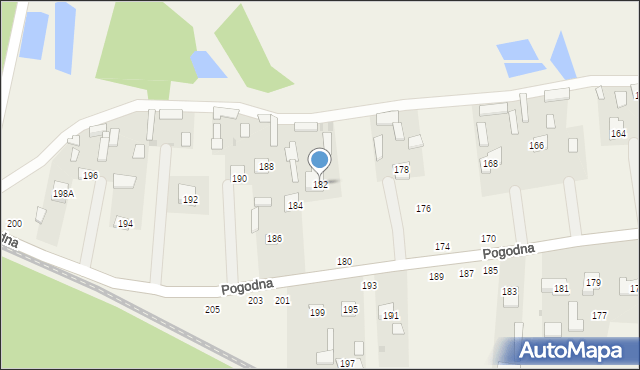 Karczmiska Pierwsze, Pogodna, 182, mapa Karczmiska Pierwsze