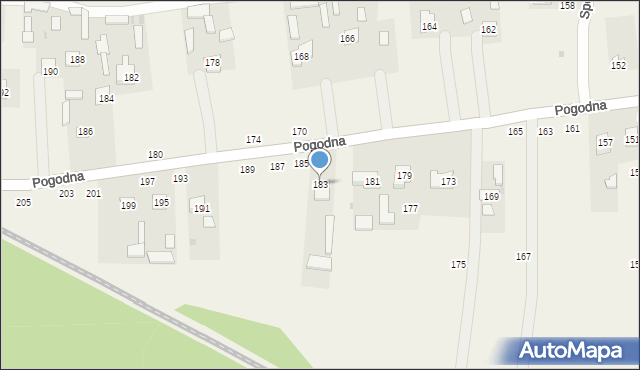 Karczmiska Pierwsze, Pogodna, 183, mapa Karczmiska Pierwsze