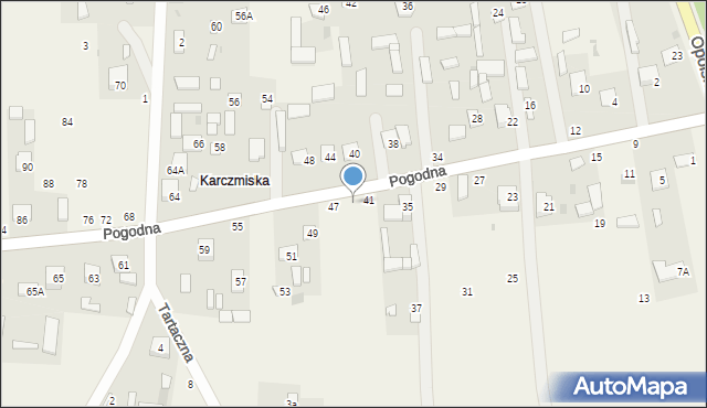 Karczmiska Pierwsze, Pogodna, 45, mapa Karczmiska Pierwsze