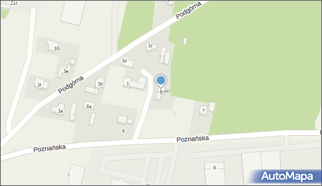 Karpicko, Poznańska, 5, mapa Karpicko