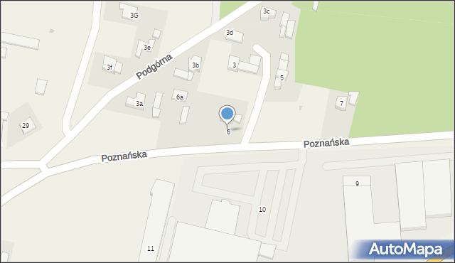 Karpicko, Poznańska, 6, mapa Karpicko