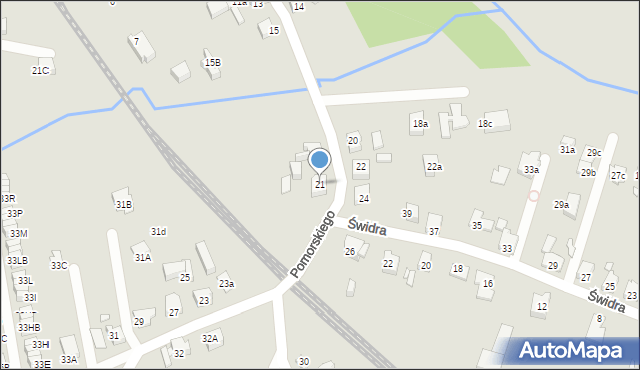 Katowice, Pomorskiego Rafała, 21, mapa Katowic