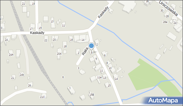 Katowice, Pomorskiego Rafała, 3, mapa Katowic