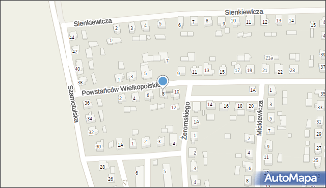 Kaźmierz, Powstańców Wielkopolskich, 8, mapa Kaźmierz