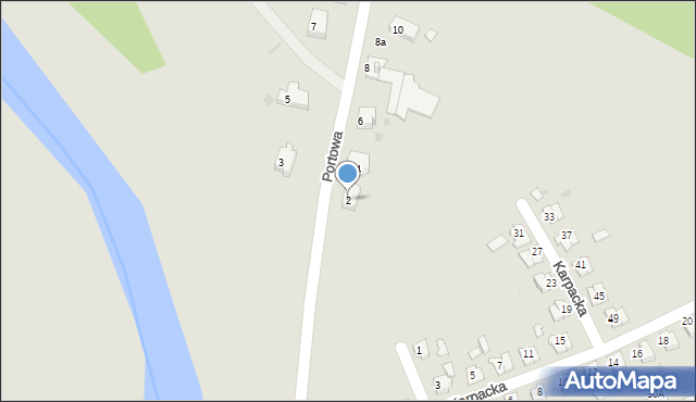 Kędzierzyn-Koźle, Portowa, 2, mapa Kędzierzyna-Koźle