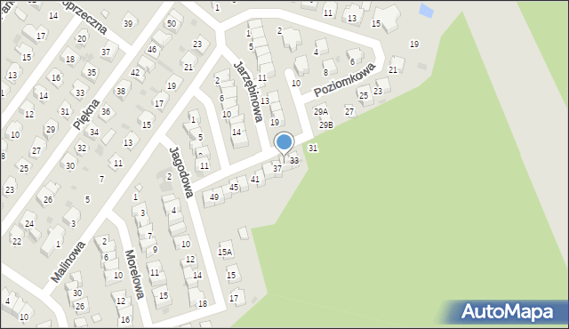 Kędzierzyn-Koźle, Poziomkowa, 35, mapa Kędzierzyna-Koźle