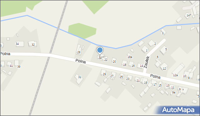 Kiełczewo, Polna, 24, mapa Kiełczewo