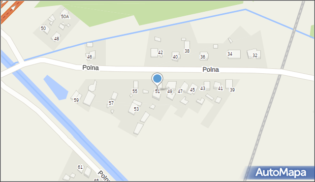 Kiełczewo, Polna, 51, mapa Kiełczewo