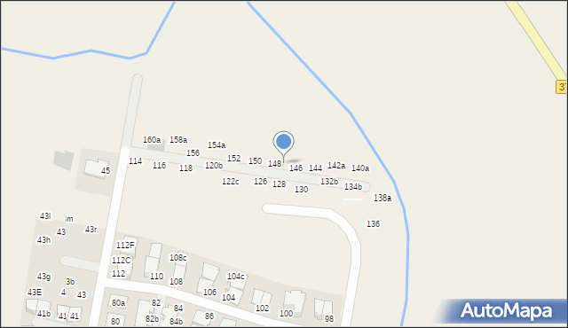Kiełczów, Polna, 148c, mapa Kiełczów