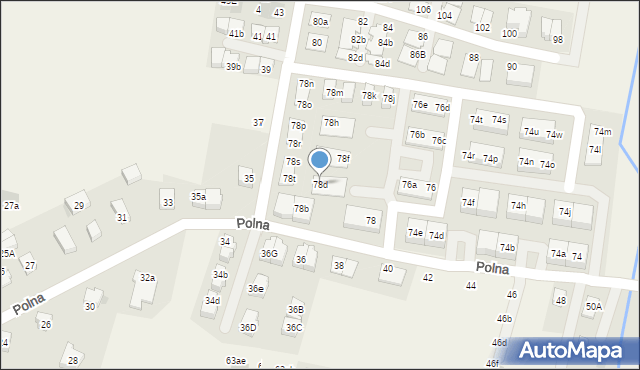 Kiełczów, Polna, 78d, mapa Kiełczów
