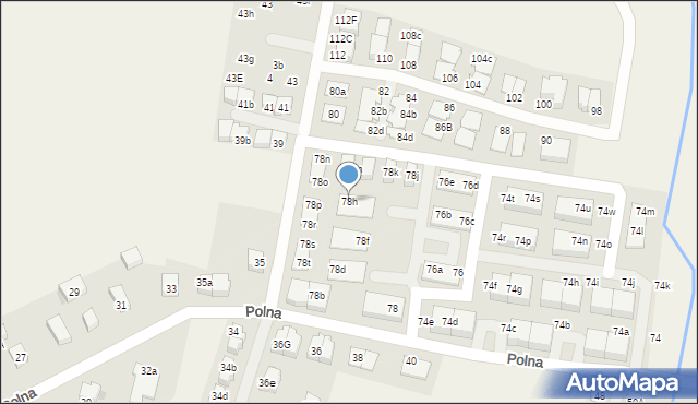 Kiełczów, Polna, 78h, mapa Kiełczów
