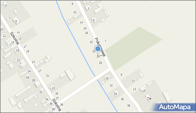 Kietlin, Południowa, 24, mapa Kietlin