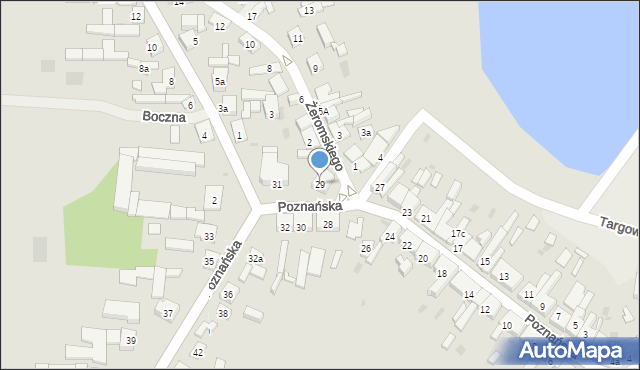 Kleczew, Poznańska, 29, mapa Kleczew