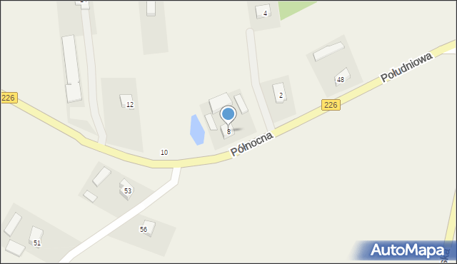 Kleszczewo, Północna, 8, mapa Kleszczewo