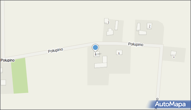 Kleszczyniec, Połupino, 6, mapa Kleszczyniec