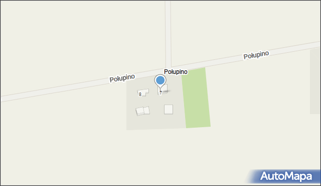 Kleszczyniec, Połupino, 7, mapa Kleszczyniec