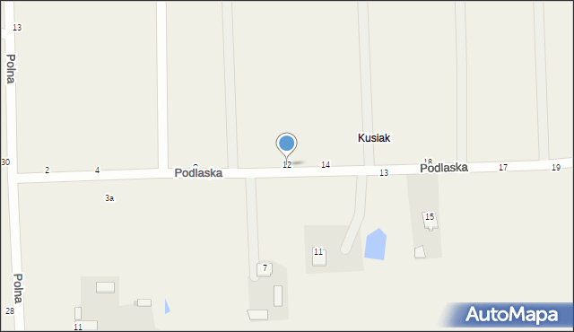 Kłoczew, Podlaska, 12, mapa Kłoczew