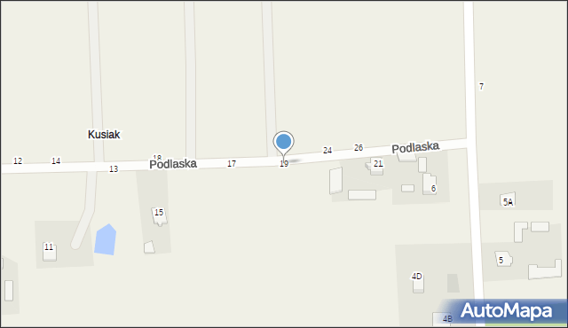 Kłoczew, Podlaska, 19, mapa Kłoczew