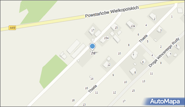 Kobyla Góra, Powstańców Wielkopolskich, 15B, mapa Kobyla Góra