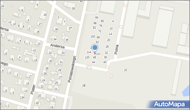 Kobyłka, Polna, 50, mapa Kobyłka