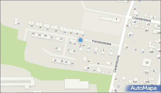 Kobyłka, Porzeczkowa, 17, mapa Kobyłka