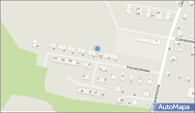 Kobyłka, Porzeczkowa, 22, mapa Kobyłka