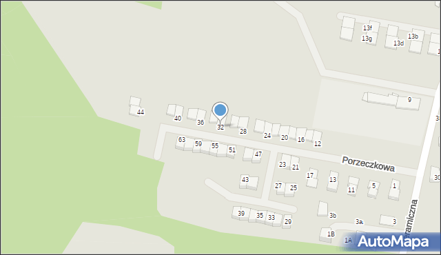 Kobyłka, Porzeczkowa, 32, mapa Kobyłka