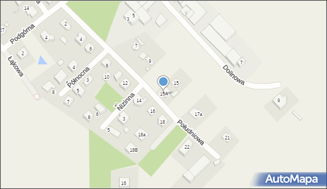 Kobylnica, Południowa, 15A, mapa Kobylnica