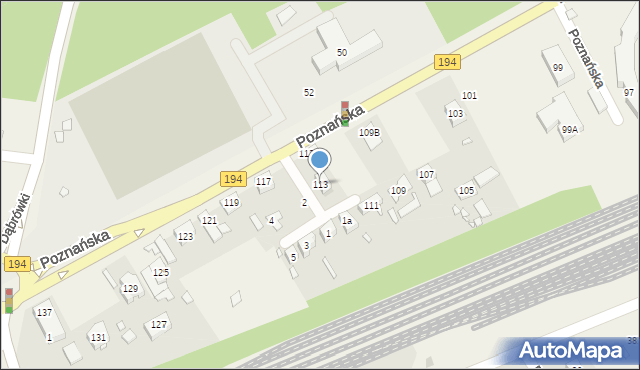 Kobylnica, Poznańska, 113, mapa Kobylnica