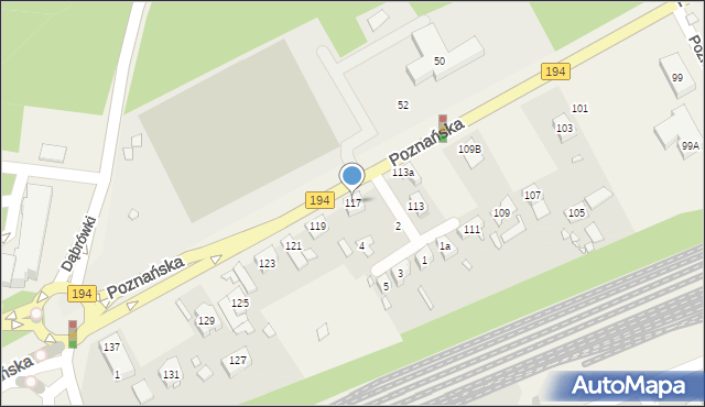Kobylnica, Poznańska, 117, mapa Kobylnica